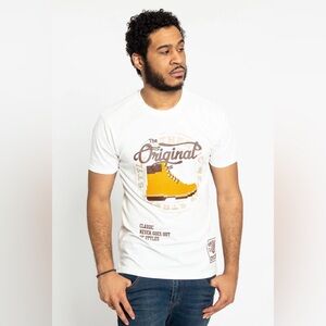 Victorious Men's Casual Timberland Boot Pixel 3D Design T-Shirt